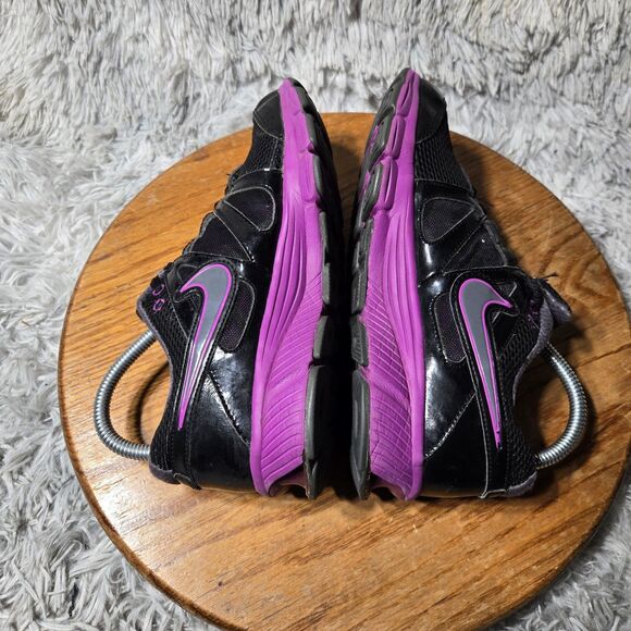 2012 Nike Reax Rocket 2 Womens Size 7 Retro Y2K Black/Purple Shoes 454175-003 - Picture 5 of 9